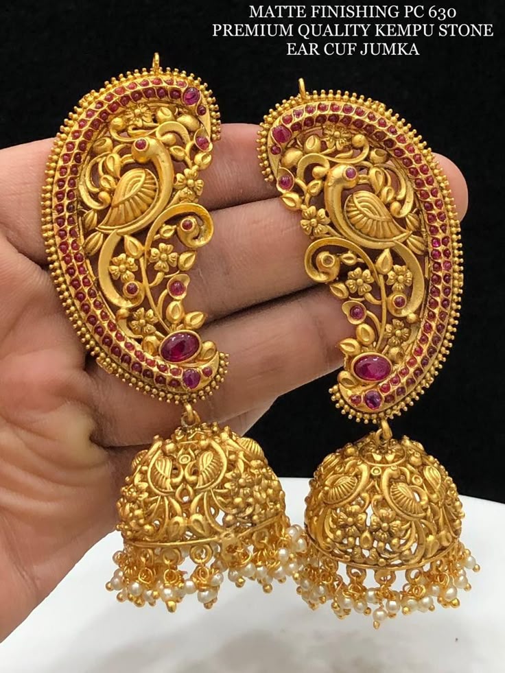 Ambika Earrings Set With Jhumki Look