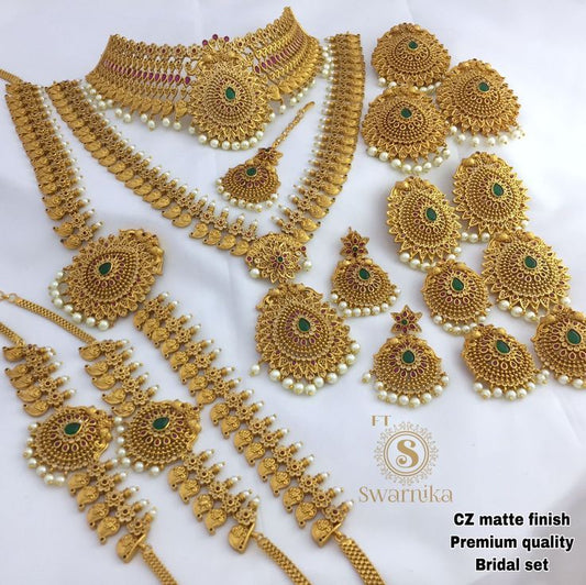 Srivalli Designer Combo Jewellery Set