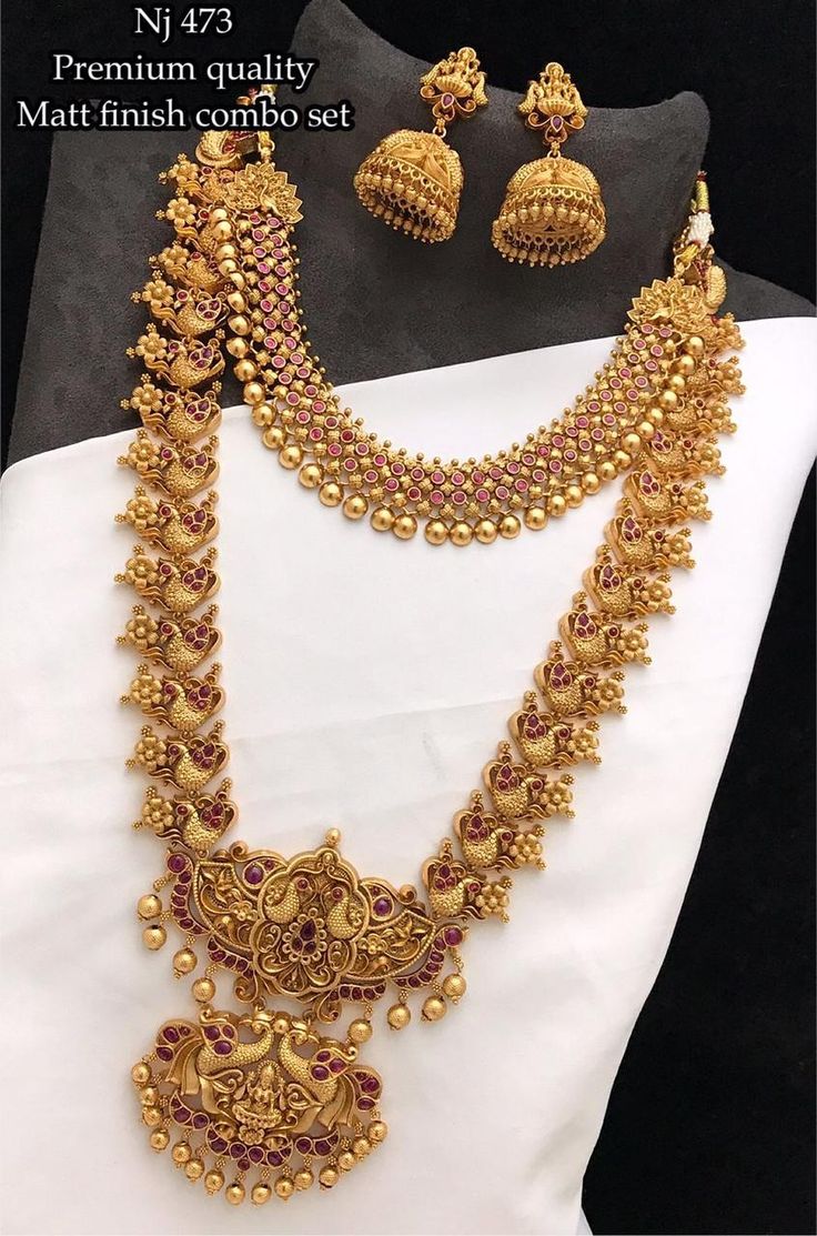 Gold Plated Designer Necklace Set With ChicNShine Look